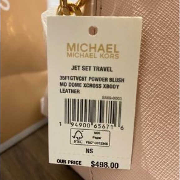 NEW Michael Kors pink crossbody purse - Picture 5 of 5